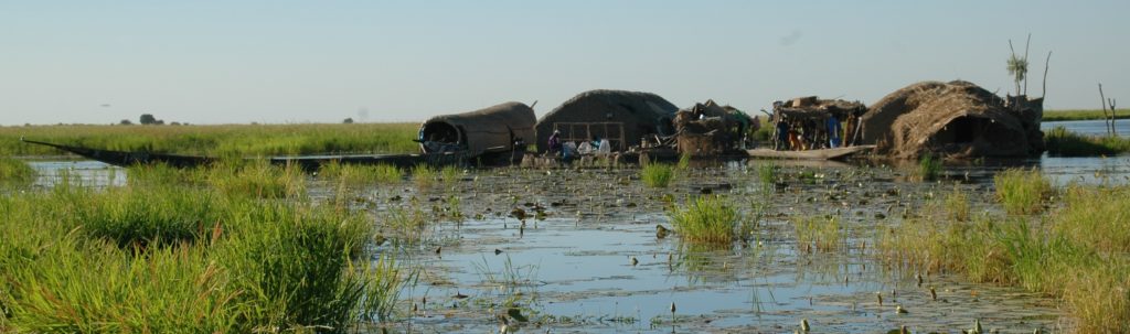 Visserskamp Inner NIger Delta, Mali.